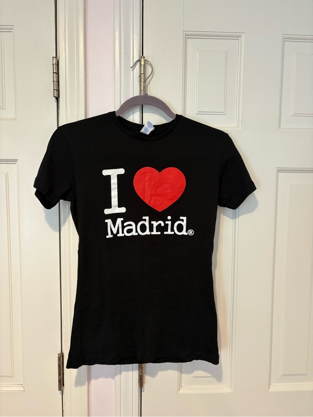 I Love / heart Madrid Graphic Tee - Black & Red